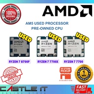AMD Ryzen 7 7700 7700X 8700F AM5 Used Processor Pre-Owned CPU