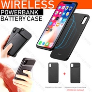 baseus iphone X battery case wireless powerbank charger casing magnetic 2 in 1 casing cover