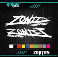 สติกเกอร์ Zontes 350 ชุดแต่ง Zontes D/E