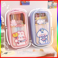 LMpencelCase cute pencil case  kuromi pencil case  large pencil case Big Capacity  korean style  cut