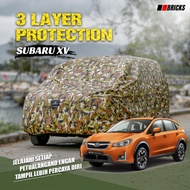 3 Layer Cover Subaru XV Outdoor Car Cover Army Camouflage Motif -BRICKS