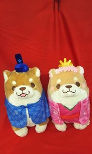 全新(共2隻) 清貨 現貨 大特價 柴犬三兄弟 忠犬 和服 大毛公仔 namco 夾公仔 景品