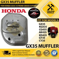 GX35 Muffler for GX35 KGX35 Honda 4 stroke Grass Cutter Brush Cutter Spare Parts