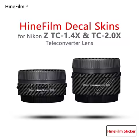 Hinefilm Sticker for Nikon Z TC 1.4 teleconverter Lens Decal Skin 2.0 teleconverter Lens Sticker 1.4