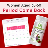 PCW Non-GMO Soy Isoflavones 250mg &amp; Sage &amp; Raspberry (60 Caps), Menopause Supplement, Anti Aging, Natural Hormone Estrogen For Women, 缓解更年期不适