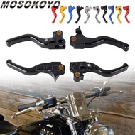 Motorcycle Brake Clutch Lever Front Control Handles Aluminum Brake Levers Replacement For Harley Dyn