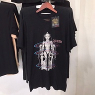 แฟชั่น เสื้อยืด Queen BAND - EUROPEAN TOUR 1984 (สินค้าของแท้) S-5XL