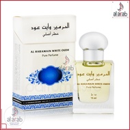 WHITE OUD Al Haramain 15ml Attar Toll On Unisex Haramain Perfume Madina Million Badar