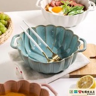 泡麵碗 陶瓷碗 雙耳陶瓷湯碗家用大號水煮魚酸菜魚大盆碗網紅可愛日式餐具大湯盆