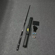 Predator cue stick Carbon Tako billiard - Cue stick black Hard case cue stick - Cue stick carbon 9.8