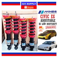 MINES HONDA CIVIC EG ADJUSTABLE HI LOW BODY SHIFT FOR CIVIC EG EG6 EG8 EG9 SR3 SR4 B16A D16