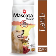 Mascota Natural Dog - Lamb (15kg+3kg) & Brockoro Gold Jerky (250g)
