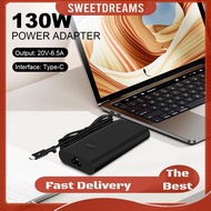 130W USB C Type C Adapter Laptop Charger 20V 6.5A for Dell XPS 15 9500 9510 9520