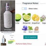 💯 Rirana Salty Citrus EDP Decant 💯% Original Perfume