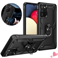 For Samsung Galaxy J7 J6 Prime J5 J4 Plus J730 2017 J710 2016 J610 J530 Note 5 S7 Phone Case Hybrid Armor + Silicone Shockproof Casing Stand Holder Car Magnetic Ring Bracket Hard Cover