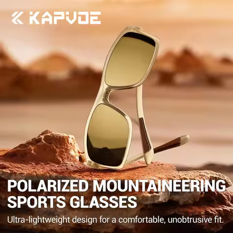 KAPVOE Polarized Sunglasses Fishing Hiking Mountaineering Sports Driving Glasses Stylish Outdoor Sun