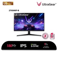 LG 27" 27GS60F-B UltraGear FHD IPS 180Hz 1ms Gaming Monitor 27 Inch/