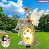 2D Acrylic "Eternal Light Garden Fairy" Garden - Weather-Resistant Outdoor Lawn Decor With Vibrant L