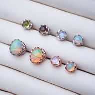 Opal Peridot Moonstone 耳環 Opal Peridot Moonstone the m 耳環 E015 E018