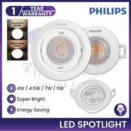 PHILIPS LED Spotlight 59776 Pomeron 7W Eyeball SL201 4W 4.5W RS280 BECKEN SL260 DL260 Recessed Spotl