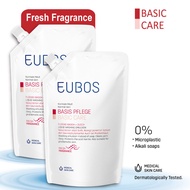 EUBOS Body Wash (REFILL PACK 400 ml x 2) Fragrance_Liquid Red