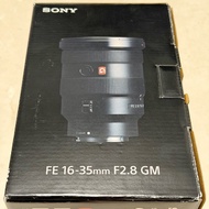 全新 行貨 SONY LENS 鏡頭 35mm FULL FRAME FE 16-35mm 1635 F2.8 SEL1635GM G Master G鏡 廣角鏡 E-MOUNT
