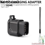NARCISSUS USB-C Bike Charger, LED Indicator Compact 4-Pin to Type-C Converter, Portable Fast Chargin