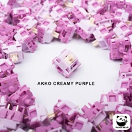 Switch Akko Pro Creamy Purple tactile 55g prelubed mechanical keyboard switch Akko Pro Creamy Purple