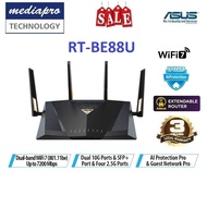ASUS RT-BE88U Dual-band WiFi 7 BE7200 AiMesh Extendable Performance Router, Dual 10G ports - 3 Year 