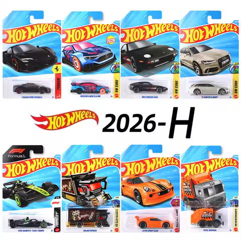 Hot Wheels 2026-H Series,Ferrari SF90 Raijin Express Audi RS6 Sauber F1 Porsche 928S Bens,1:64 Deica