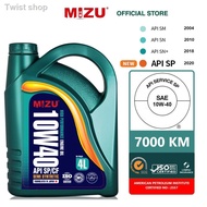 ❈[2021 API SP] MIZU 10W40 Semi Synthetic Engine Oil 4L minyak pelincir perodua proton toyota honda n