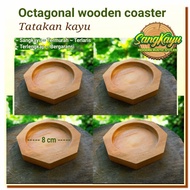 Wooden Coaster Octagonal Wooden Coaster Wooden Coffee Cup Coaster