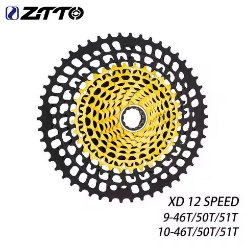 ZTTO LINK 12 Speed 10-46T 10-5T0 10-51T Ultralight XD Cassette 9-46T 9-50T 9-51T Ultimate Flywheel B