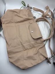 Longchamp Le Pliage Cuir Crossbody Bag