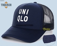 Topi Trucker Jaring UNIQLO - Navy JK