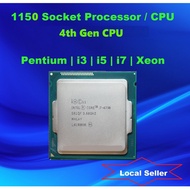 Intel 1150 Socket Desktop 4th gen Processor / Cpu Pentium/i3/i5/i7/Xeon i3 4130 i7 4770 i3 4160 i5 4