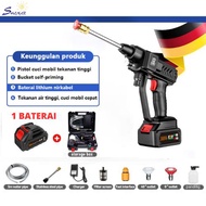 JET WATER SPRAYER ALAT CUCI MOBIL STAEM MOBIL BATERAI 1&2PCS POMPA CUCI MOBIL POWER SPAYER TOKOSHE