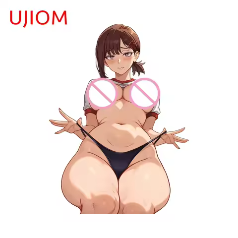 UJIOM NSFW Kobeni Anime Wall Stickers Creative Seductive Girl Graphics Decals Sunscreen Scratch Proo