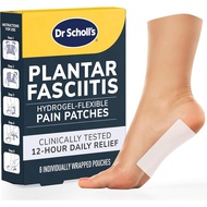 Dr. Scholl's Plantar Fasciitis Pain Patches with Hydrogel Flexible Technology, 8 Ct // Clinically Te
