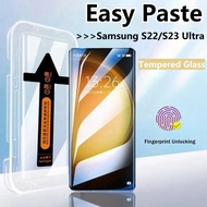 Samsung Galaxy S24 Ultra / S23 Ultra / S22 Ultra Tempered Glass Screen Protector Film One-click Inst
