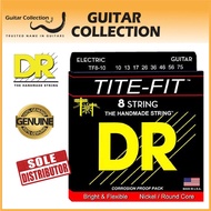 DR Strings TF8-10 TITE-FIT Nickel Plated Electric Guitar Strings | 8-String Medium (010 - 075)