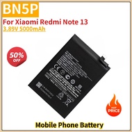 High Capacity BN5P Phone Battery 3.89V 5000mAh For Xiaomi Redmi Note 13 Brand New High Quality Repla