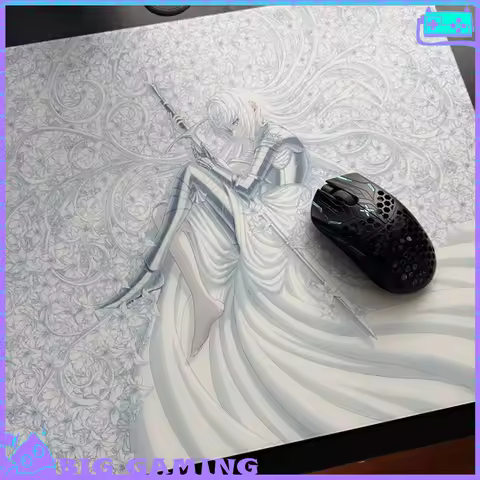 Uncle Panda P-Luck V2 Glass Mouse Pad Game Desk Pad Speed Smooth Control Nano Coating PC Desktop Val