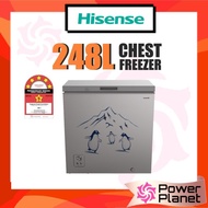 Hisense 248L FC260LAC / 248L Chest Freezer ( 5 star ) Fridge or Freezer refrigerator Peti Sejuk Beku