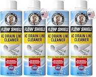 AC Drain Line Cleaner 4 Pack | Prevent Buildup and Overflow | 8oz - Up to 3 Months of Protection | F