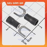 [20 Pieces]- SV3.5-6 Cos Y-shaped Head With Wire Cover 2,63-4.6mm2 M6 Screws Black SmartFix Componen
