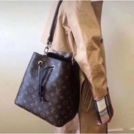 [Support Contrast Strongest Version] Medieval LV Bucket Bag Detachable Adjustable Shoulder Strap Dra