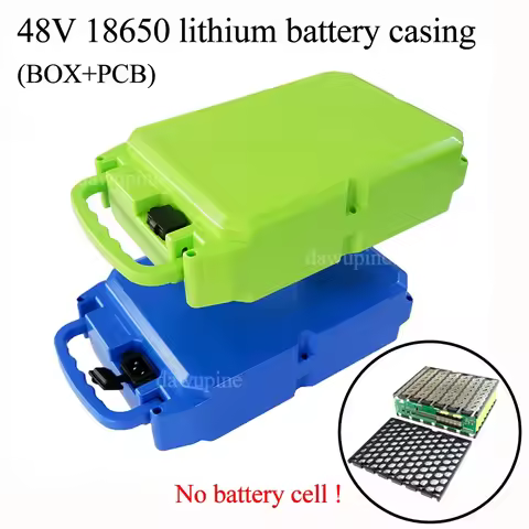 48V 30A E-bike Battery Case Storage Box BMS 13S 8P 18650 Battery Holder Nickel Strip for Electric Mo