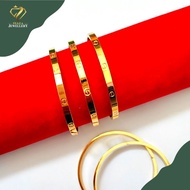 Bangle Cartier Korea 24k Gold Plated Cop 916 No Diamond