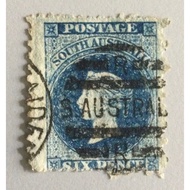 1876-84 South Australia 6 Pence Used Stamp